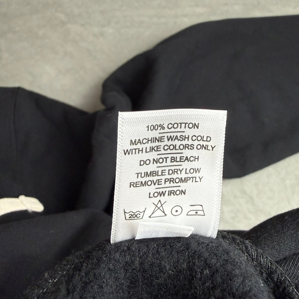 American Giant Midweight Full Zip Hoodie Mens Large Black Fleece $135 USA NWOT - Picture 4 of 6